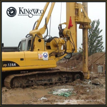 Construction equipment full hydraulic piling driver for bridge construction